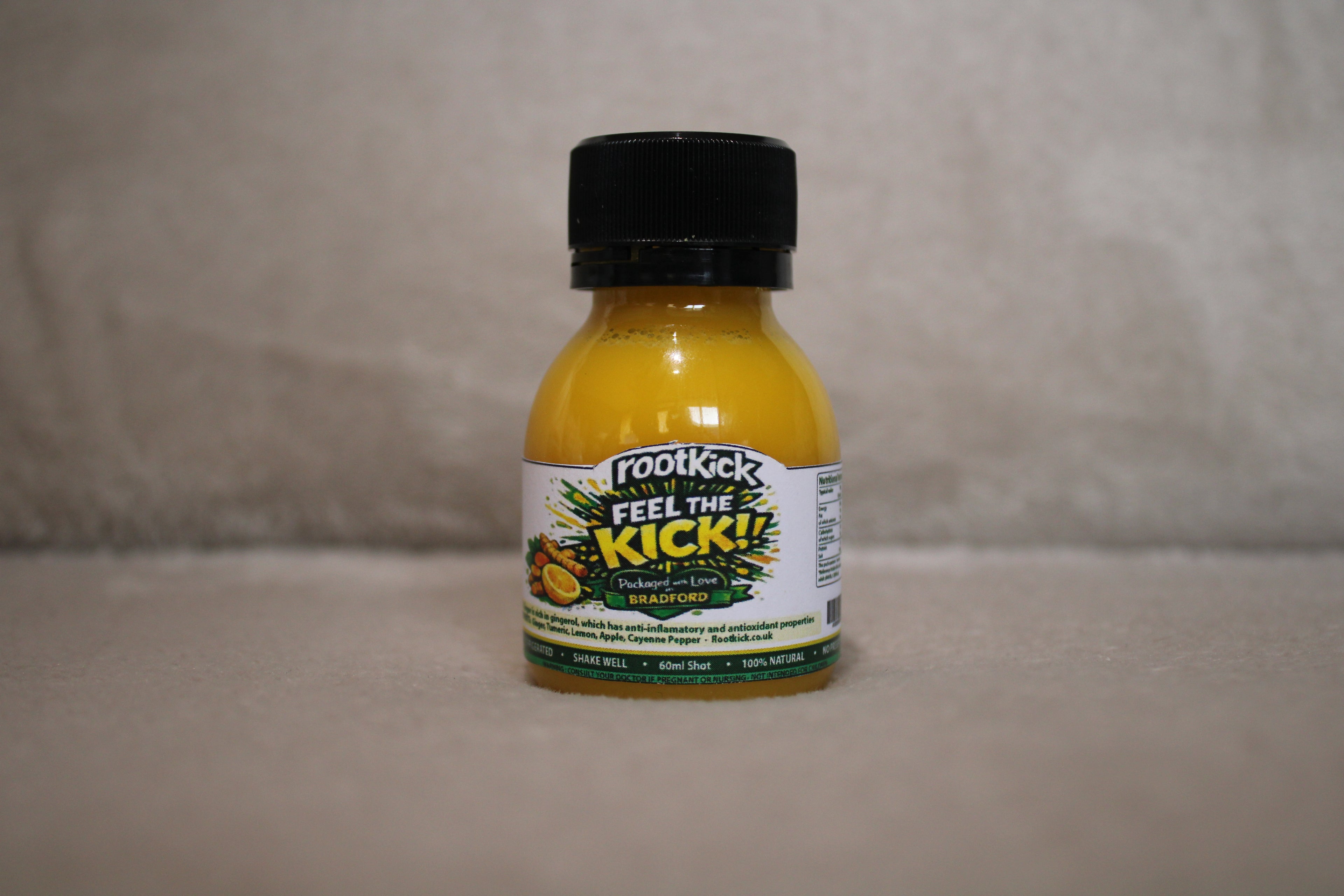Rootkick Ginger & Turmeric Shots - 14 Pack